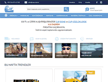 Tablet Screenshot of cup.com.tr